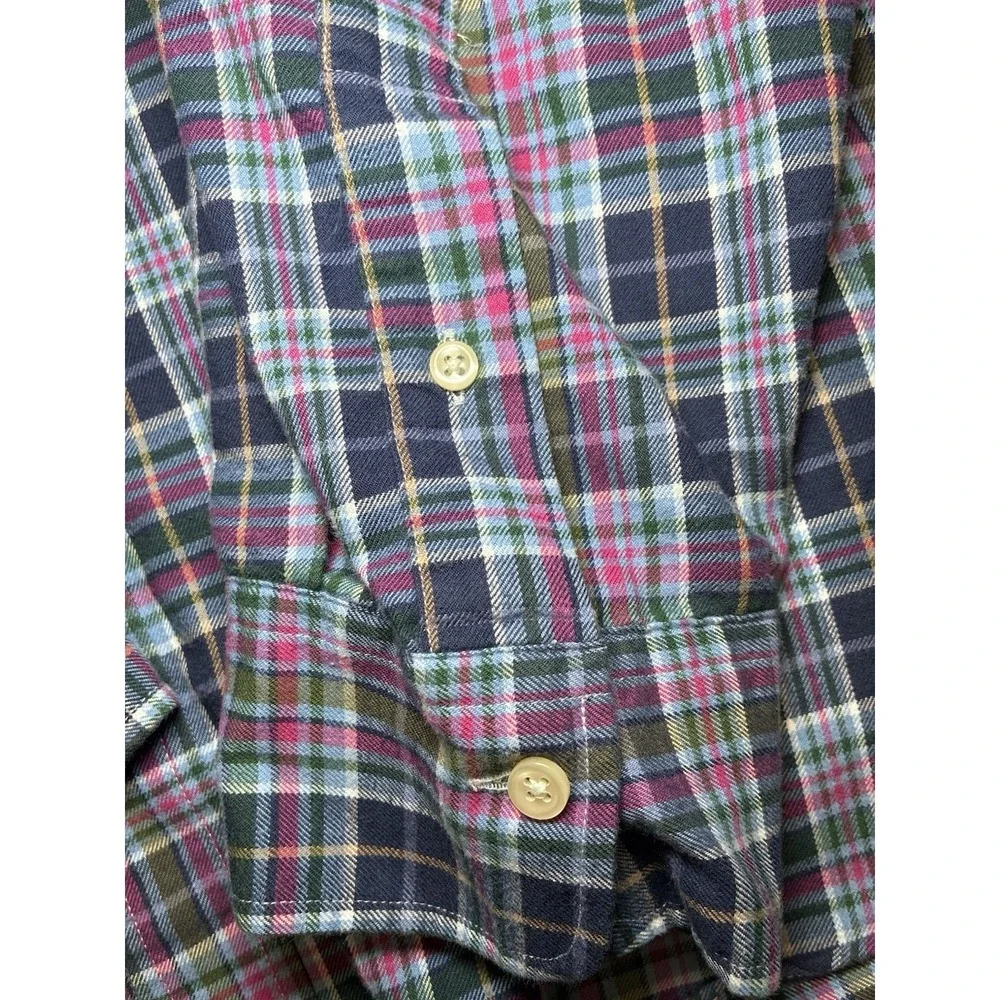 Polo Ralph Lauren Classic Fit Plaid Performance Flannel Shirt XXL Mens